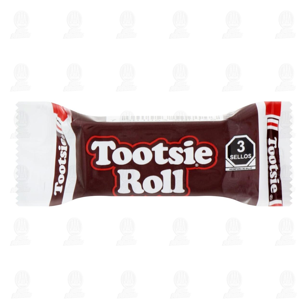 Chicloso Tootsie Roll Sabor Chocolate, 14 gr. image number 0