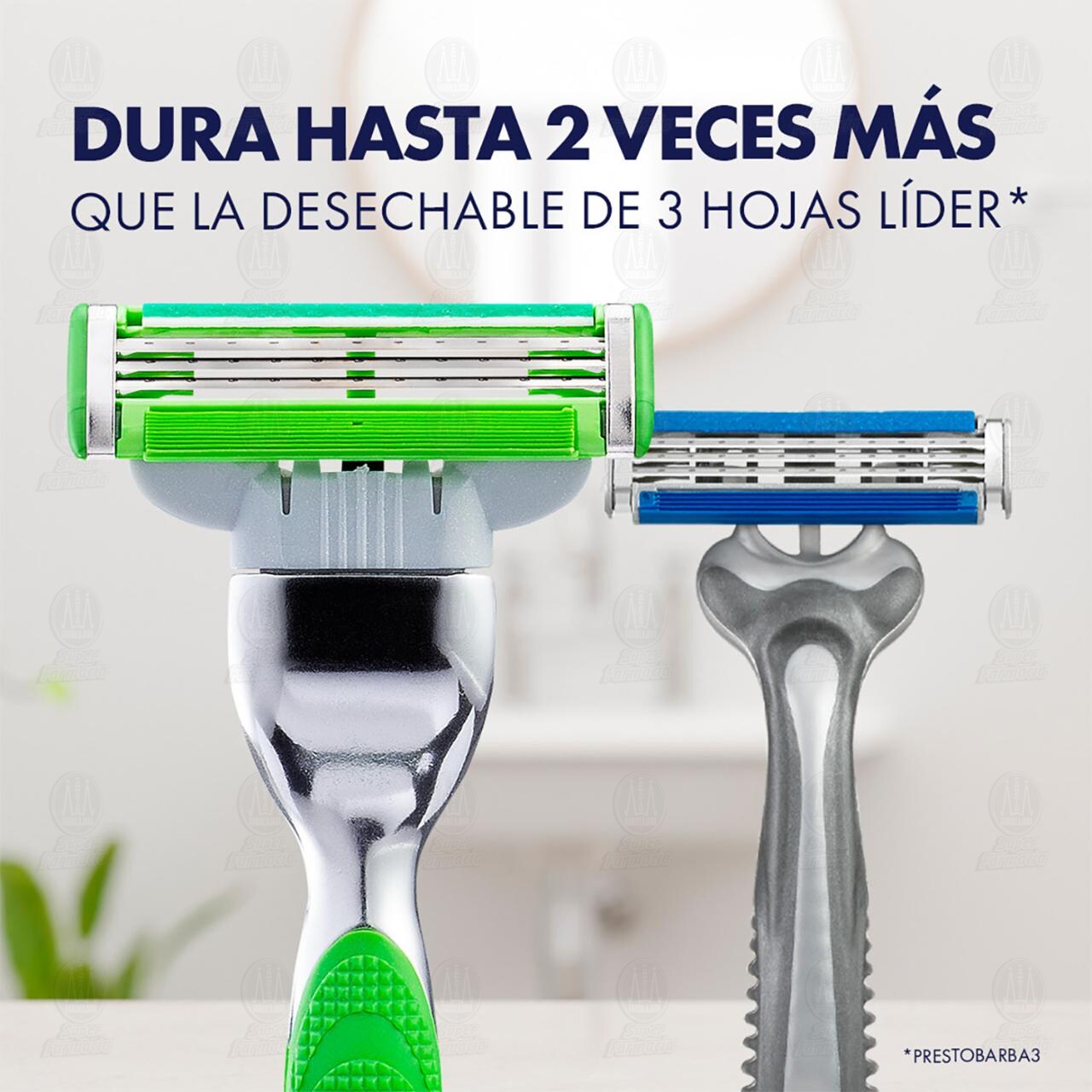 M&aacute;quina para Afeitar Gillette Mach3 Sensitive con Cartucho, 2 pzas. image number 4