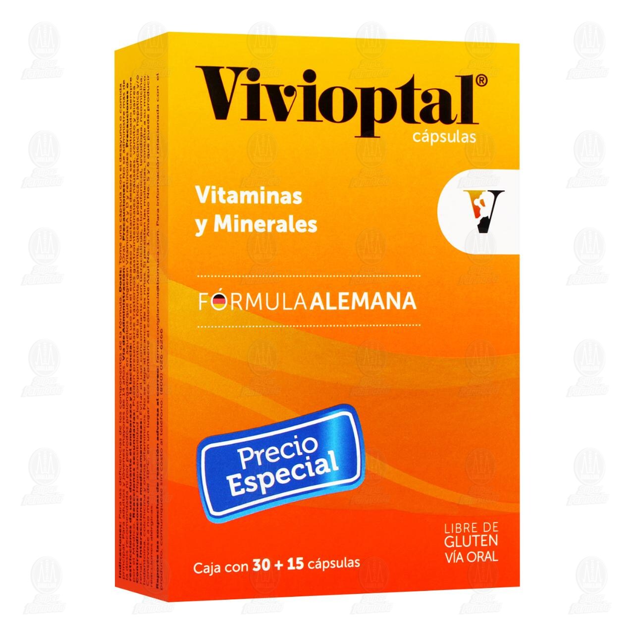 Vivioptal, 30+15 C&aacute;psulas. image number 0