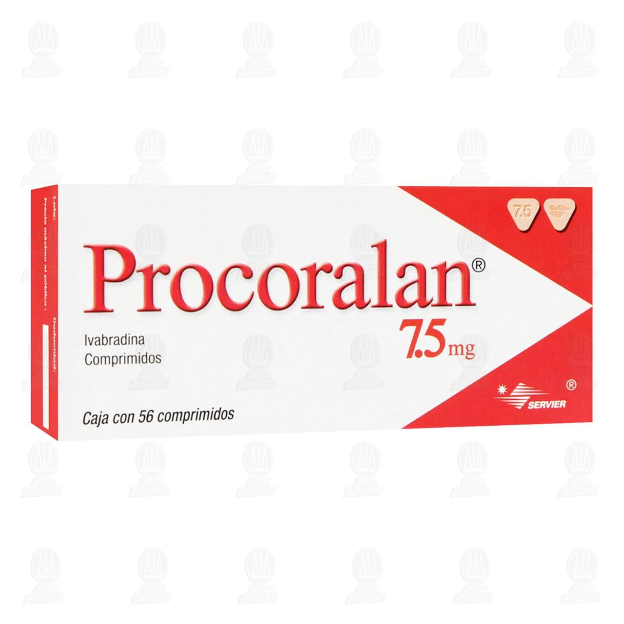 Procoralan 7.5 mg, 56 Comprimidos. image number 0