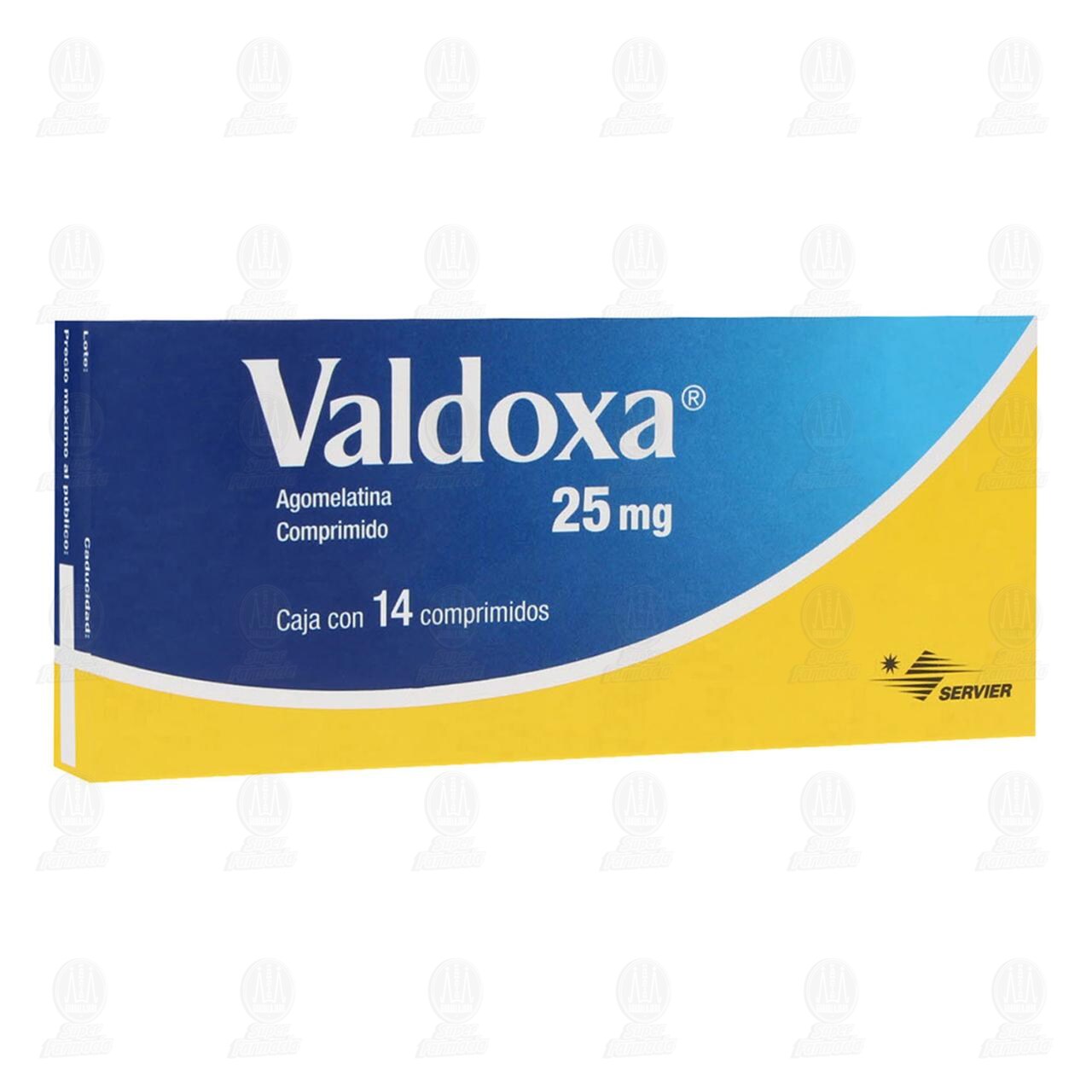 Valdoxa 25 mg, 14 Comprimidos. image number 0