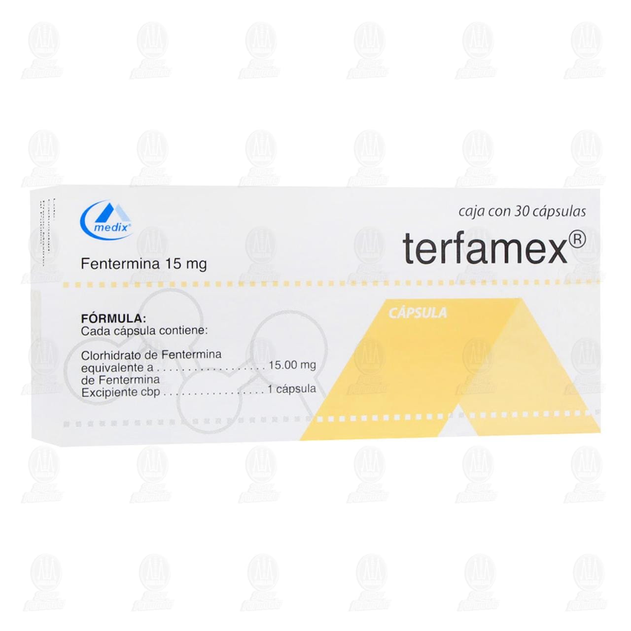 Terfamex 15 mg, 30 Cápsulas.