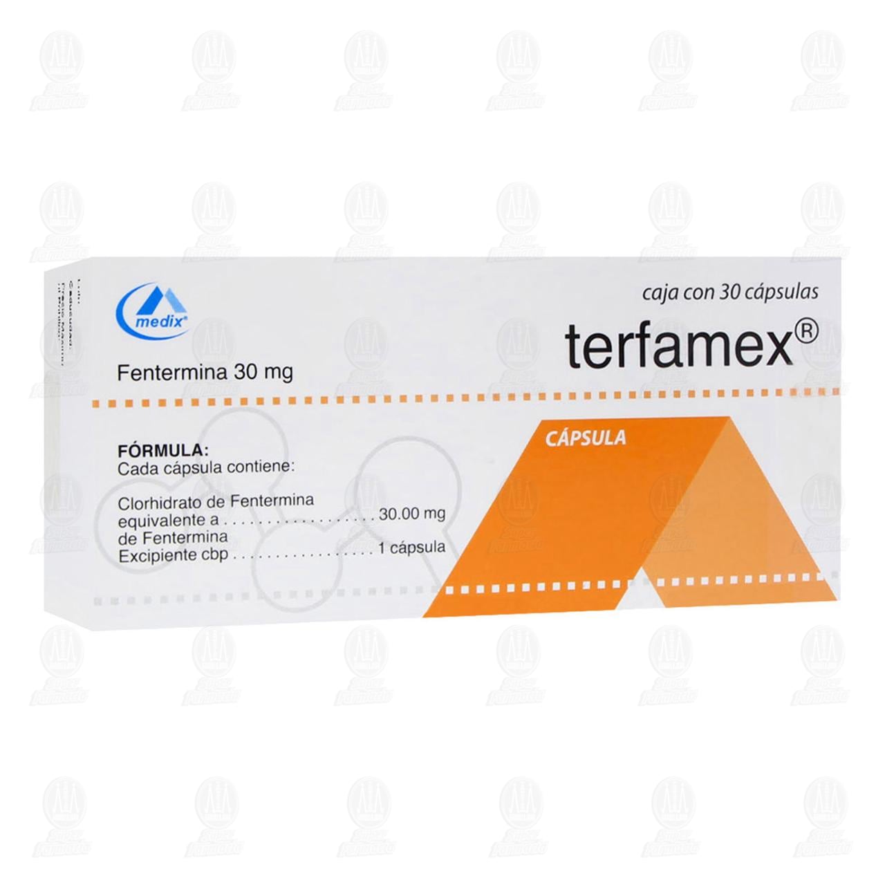 Terfamex 30 mg, 30 Cápsulas.