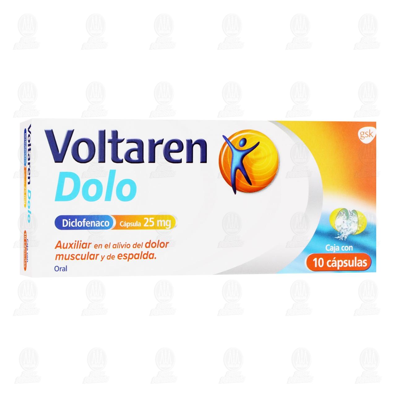 Voltaren Dolo 25 mg, 10 C&aacute;psulas. image number 0
