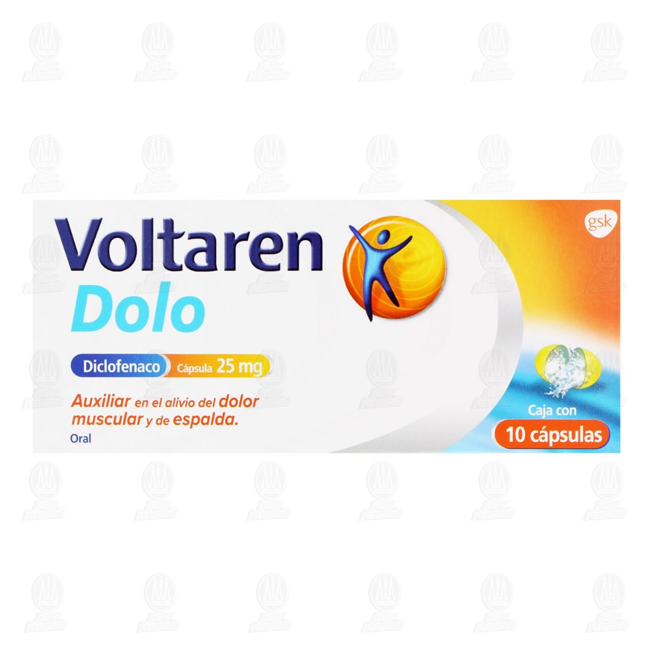 Voltaren Dolo 25 mg, 10 C&aacute;psulas. image number 1