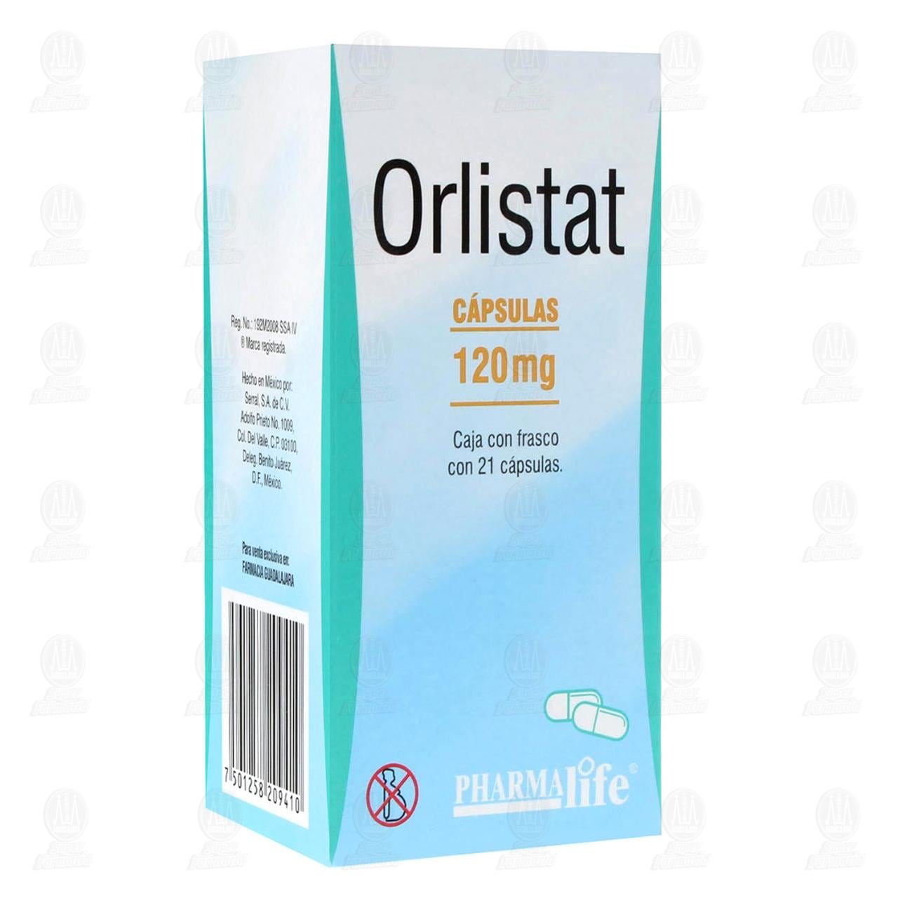 Orlistat 120mg 21 Cápsulas Pharmalife