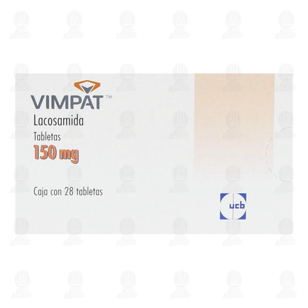 Vimpat 150 mg, 28 Tabletas. image number 1