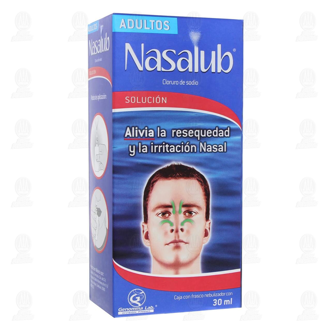 Nasalub Adulto Soluci&oacute;n Spray, 30 ml. image number 0