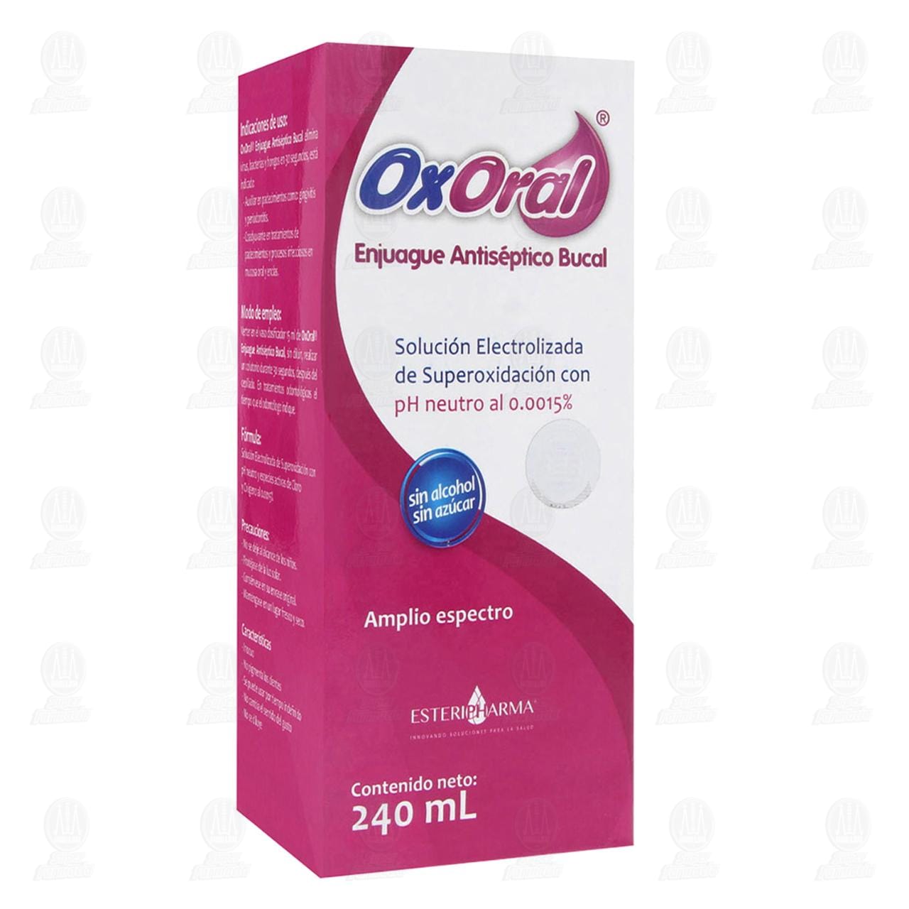 Antis&eacute;ptico Bucal Oxoral 0.0015% Soluci&oacute;n, 240 ml.