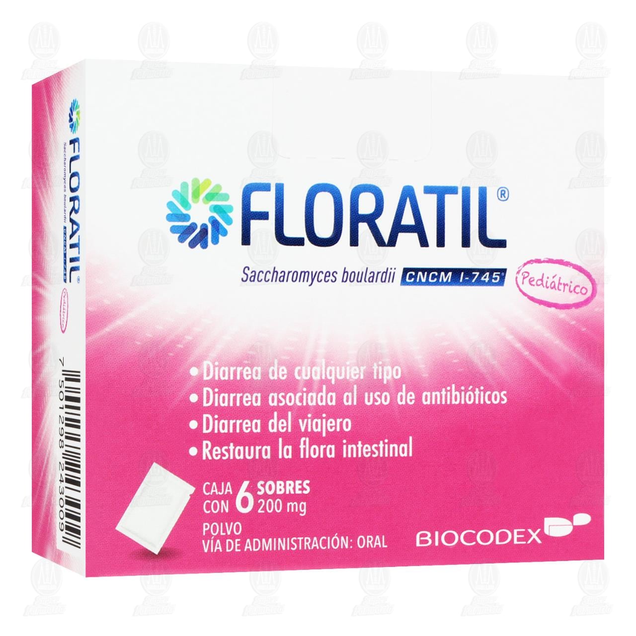 Comprar Floratil Pediátrico 200mg 6 Sobres Farmacia Prixz