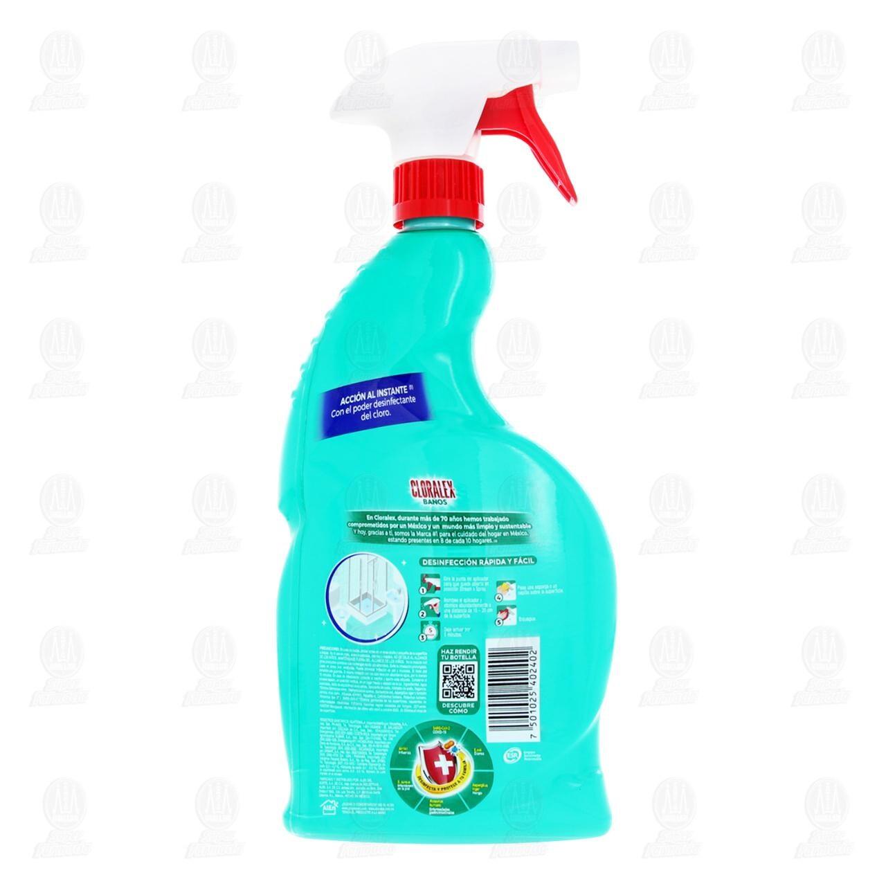 Limpiador L&iacute;quido Cloralex Ba&ntilde;os Antihongos, 650 ml. image number 2