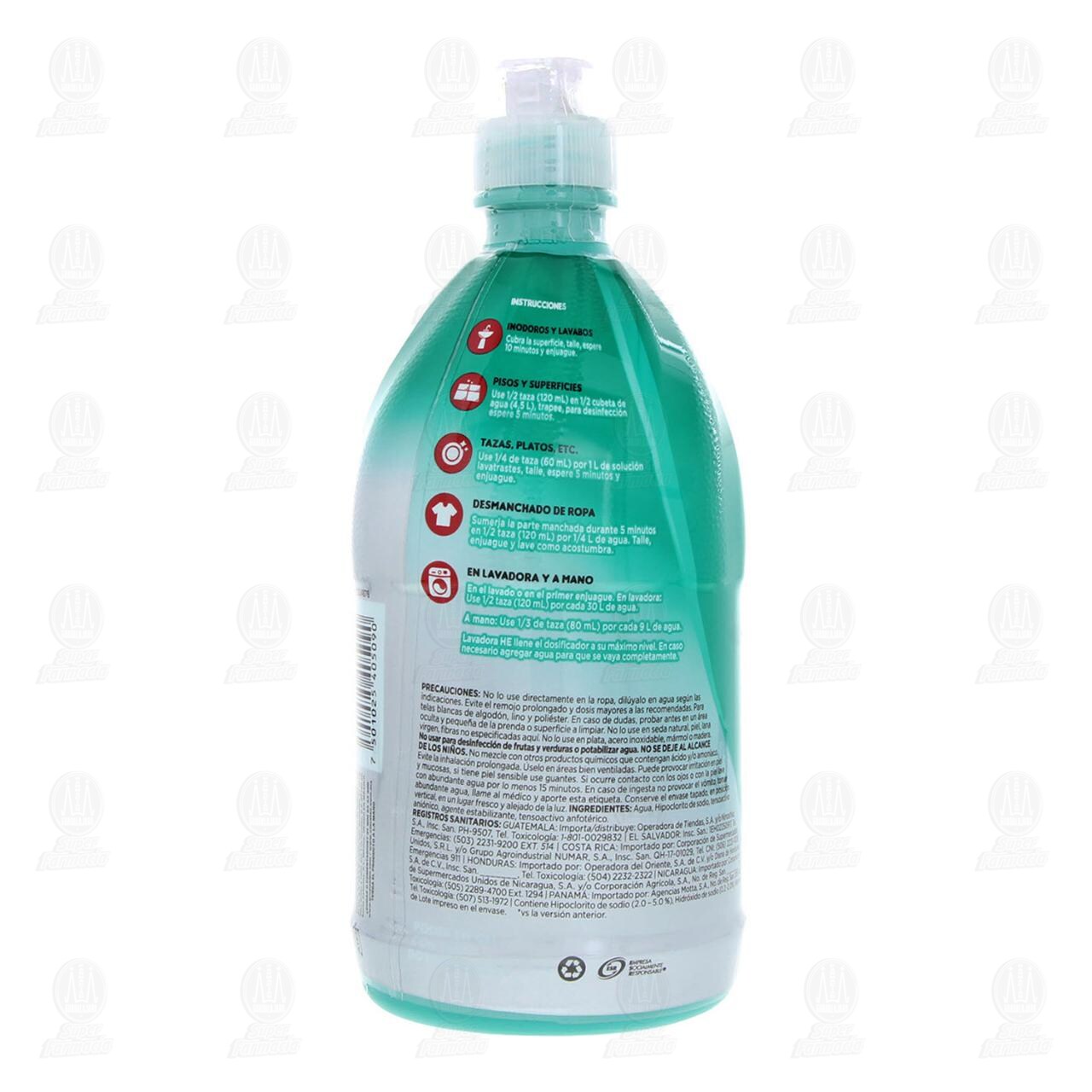 Blanqueador Cloralex Max Control Cloro Ultragel, 600 ml. image number 2