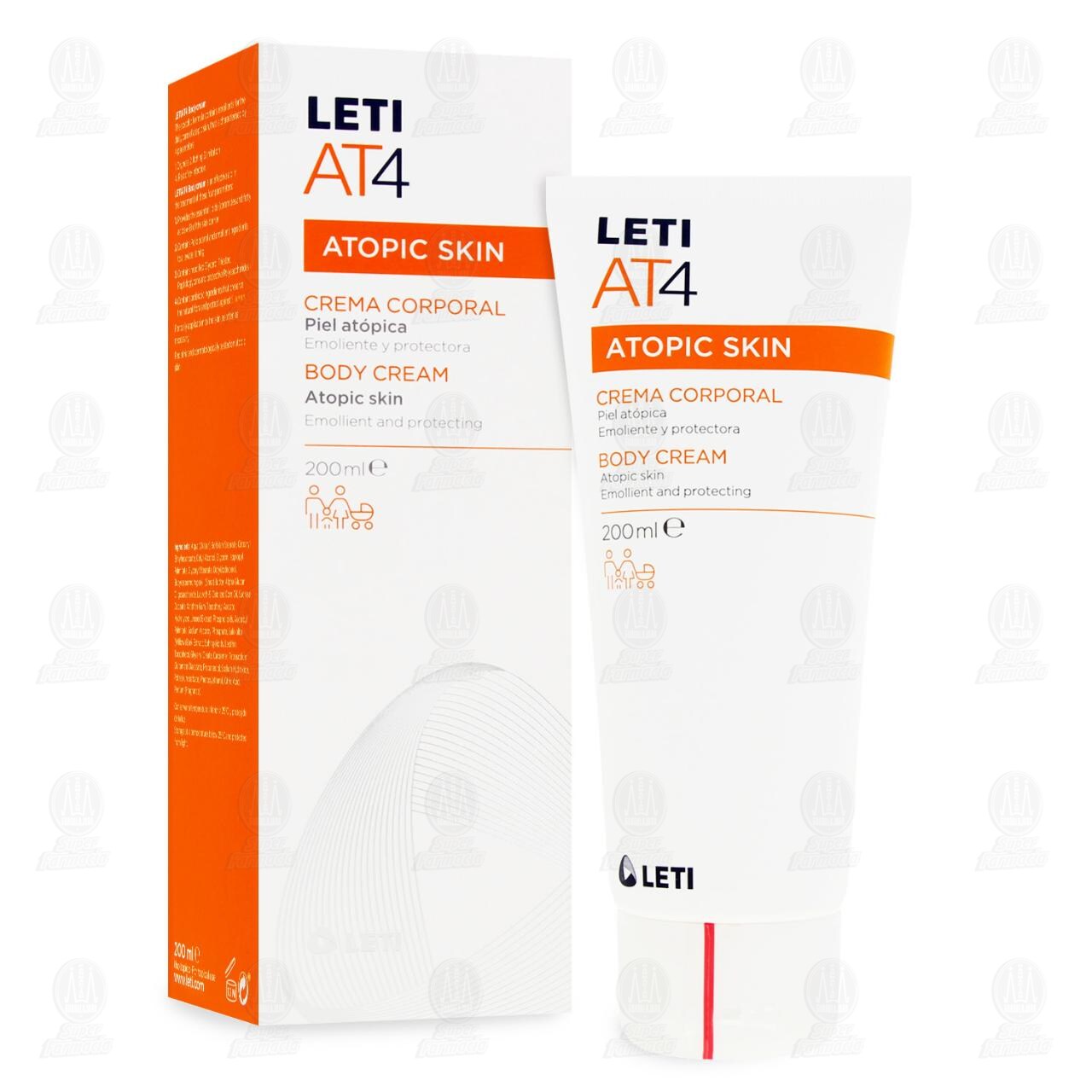Leti AT4 Crema Corporal Piel Atópica, 200 ml. image number 3