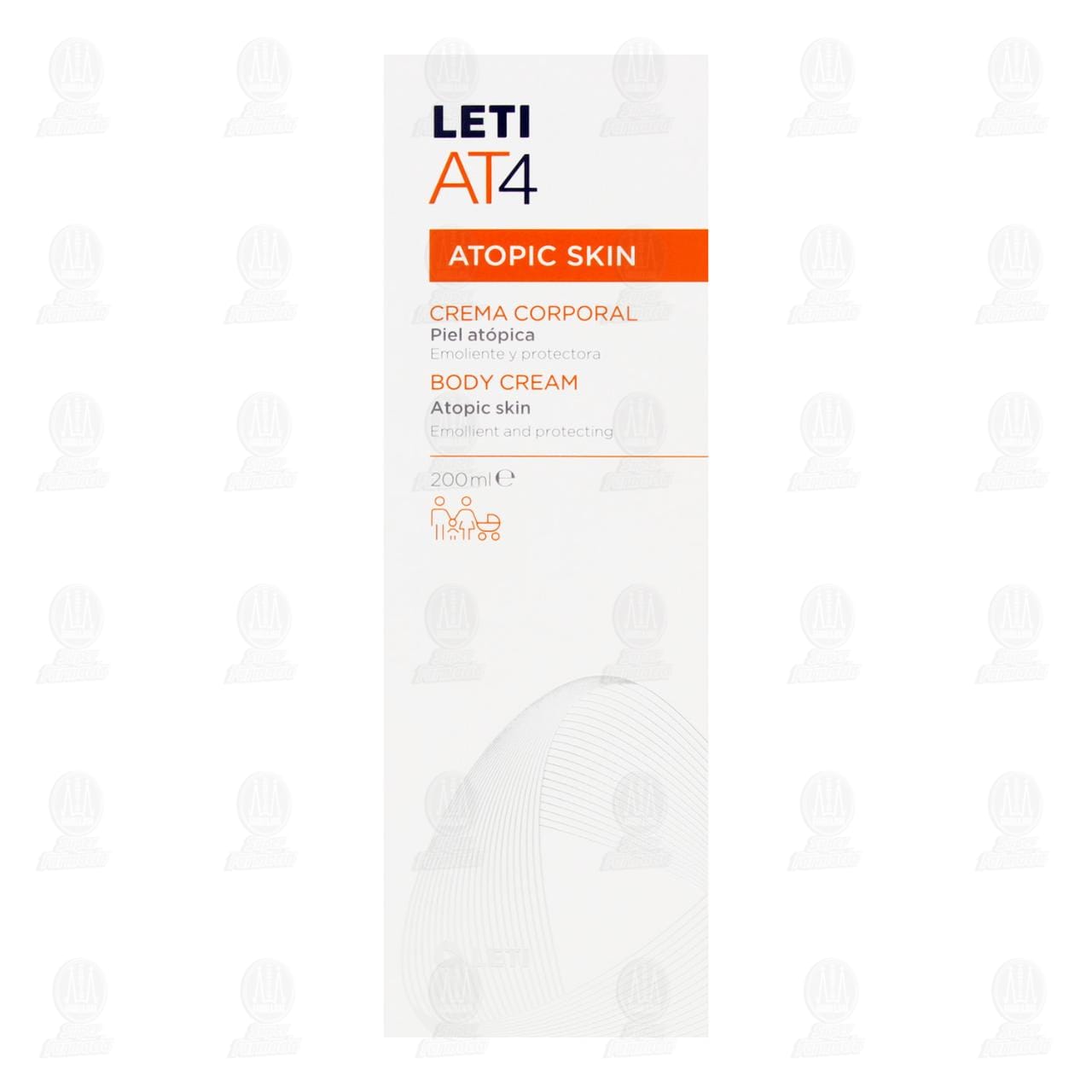 Leti AT4 Crema Corporal Piel Atópica, 200 ml. image number 1