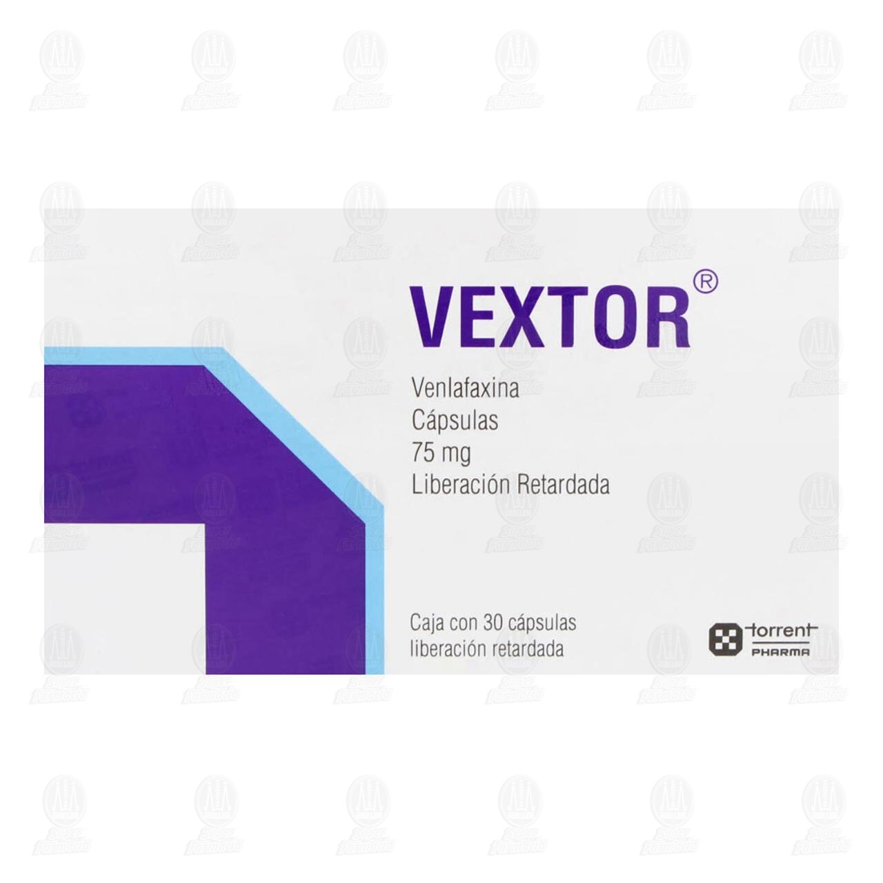 Vextor 75 mg, 30 C&aacute;psulas. image number 1
