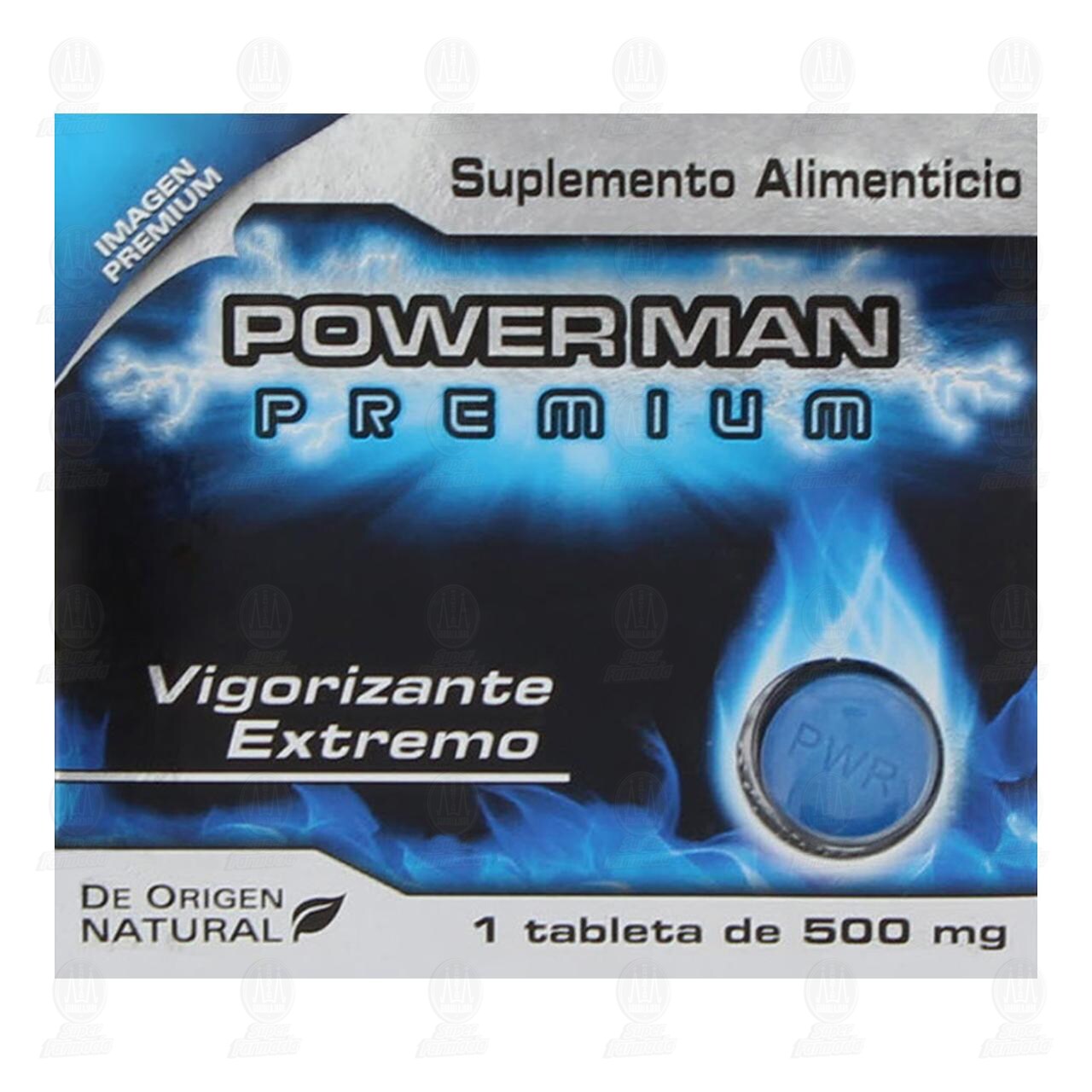 Powerman Premium 500 mg, 1 Tableta. image number 0