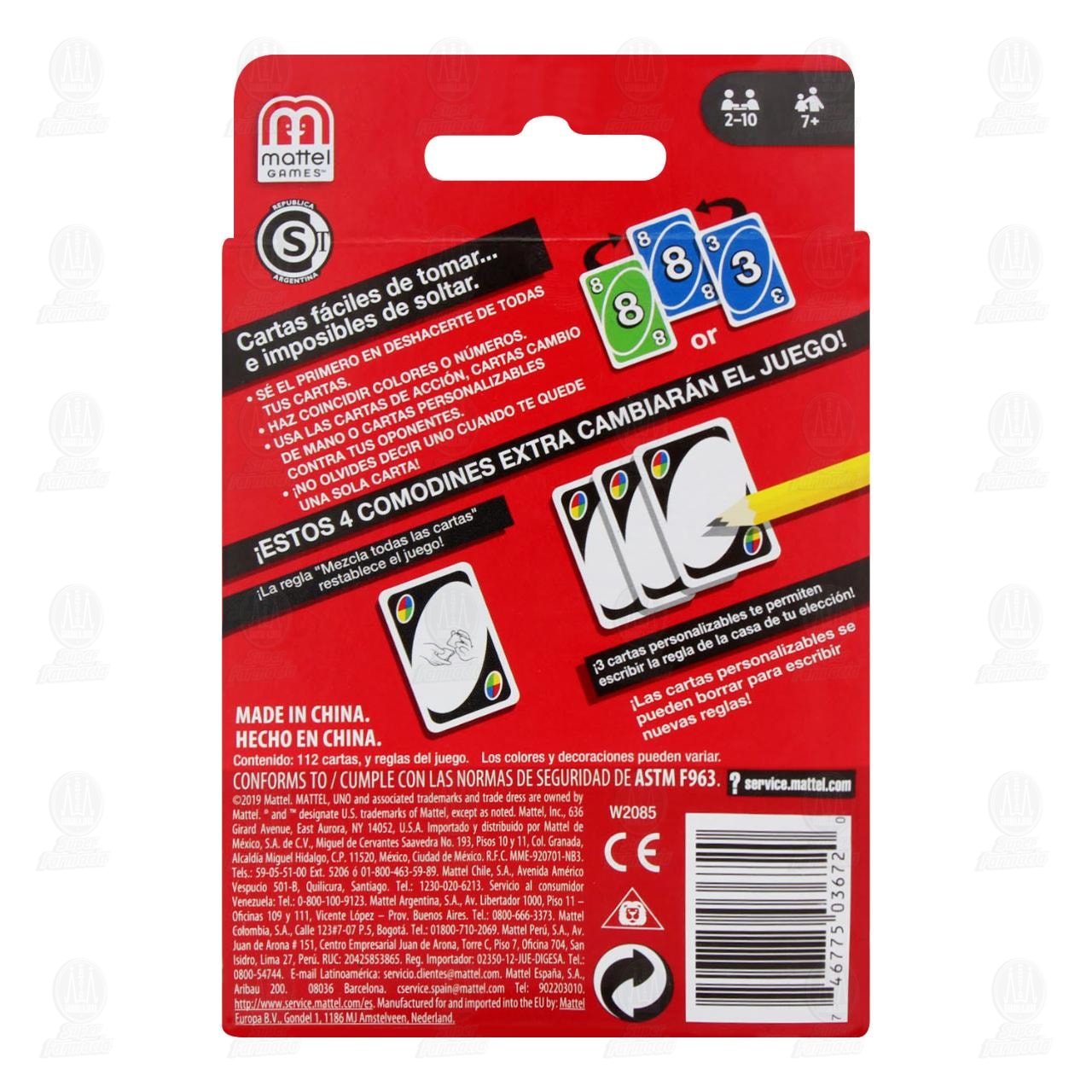 juego uno cartas personalizables