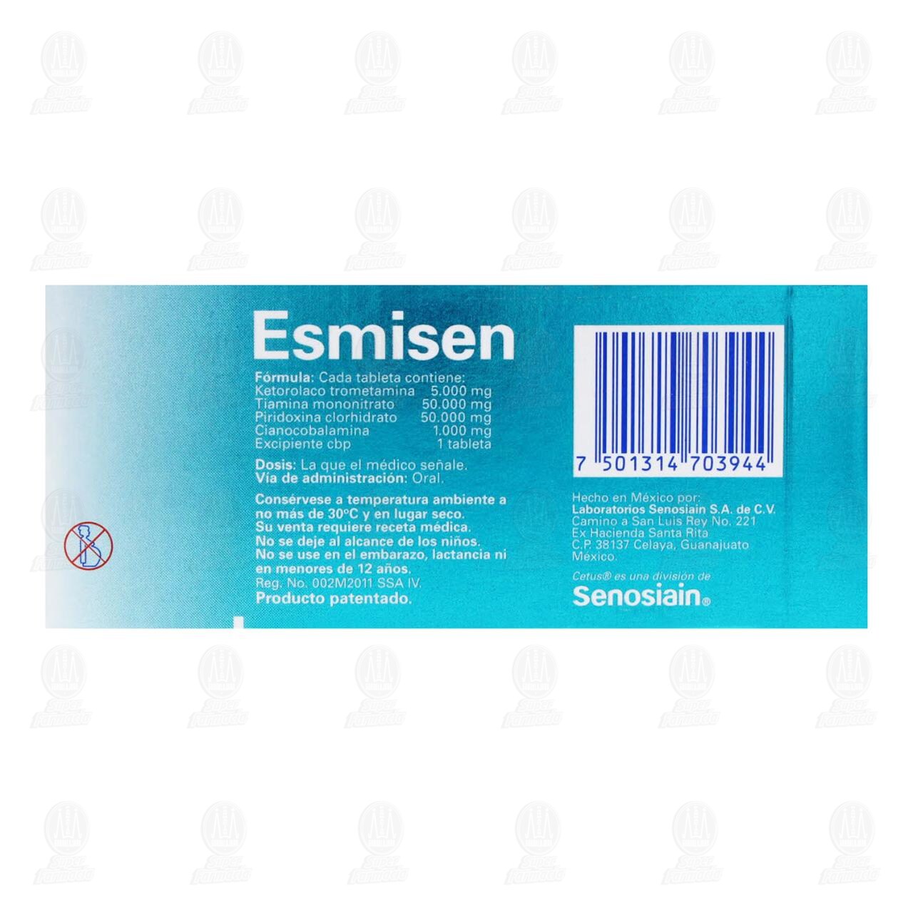 Esmisen, 30 Tabletas. image number 2