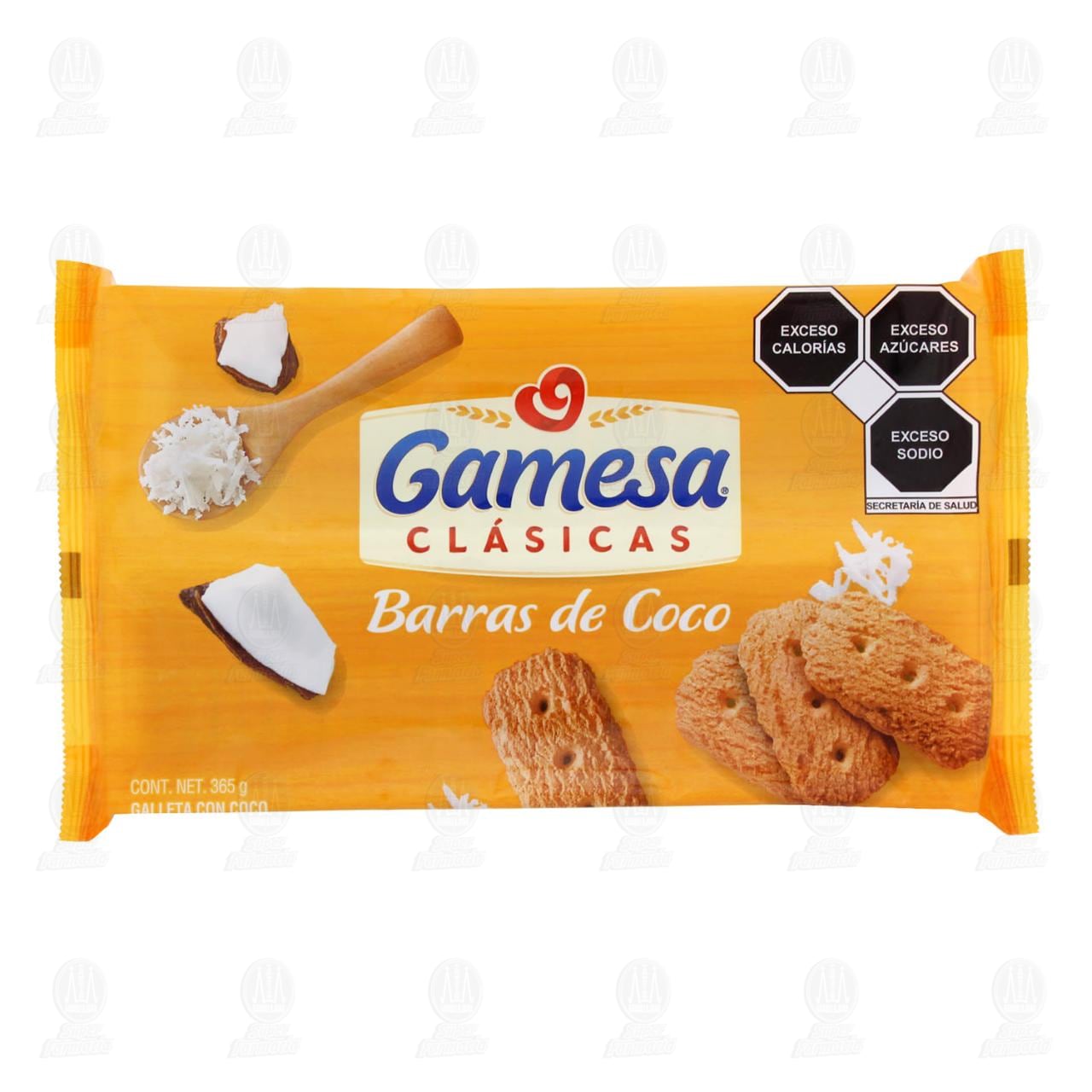 Imagen para Galletas Gamesa Clásicas Barras de Coco, 365 gr.