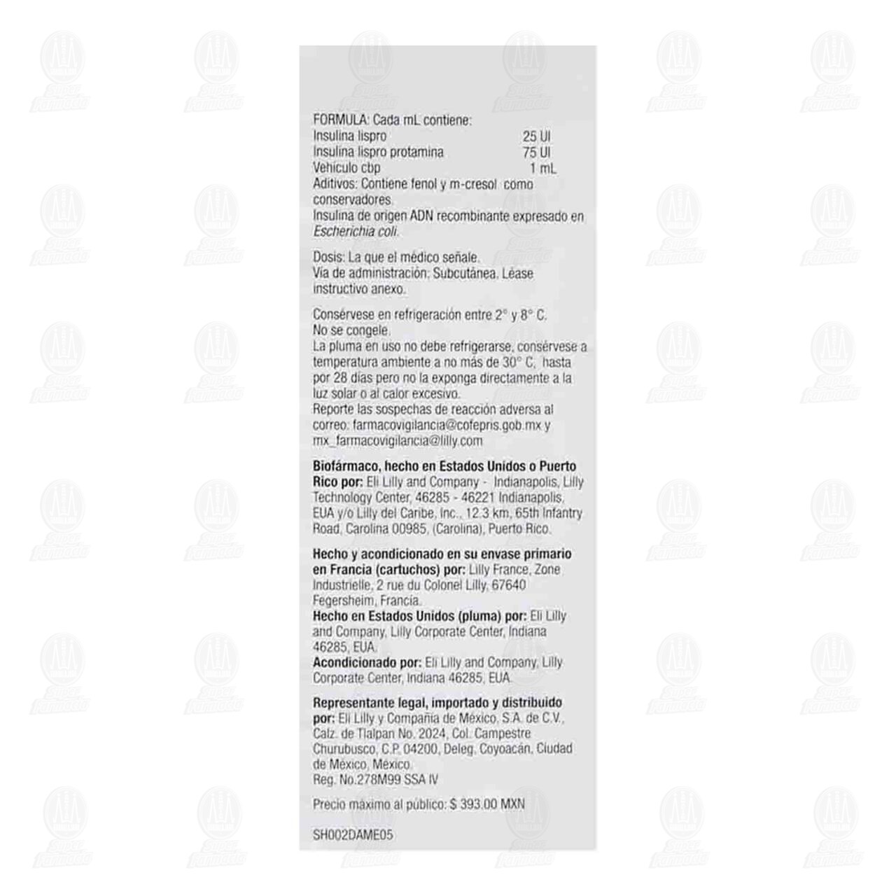 Humalog Mix 25 KwikPen 100UI/ml Suspensi&oacute;n Inyectable Pluma Precargada, 3 ml. image number 2