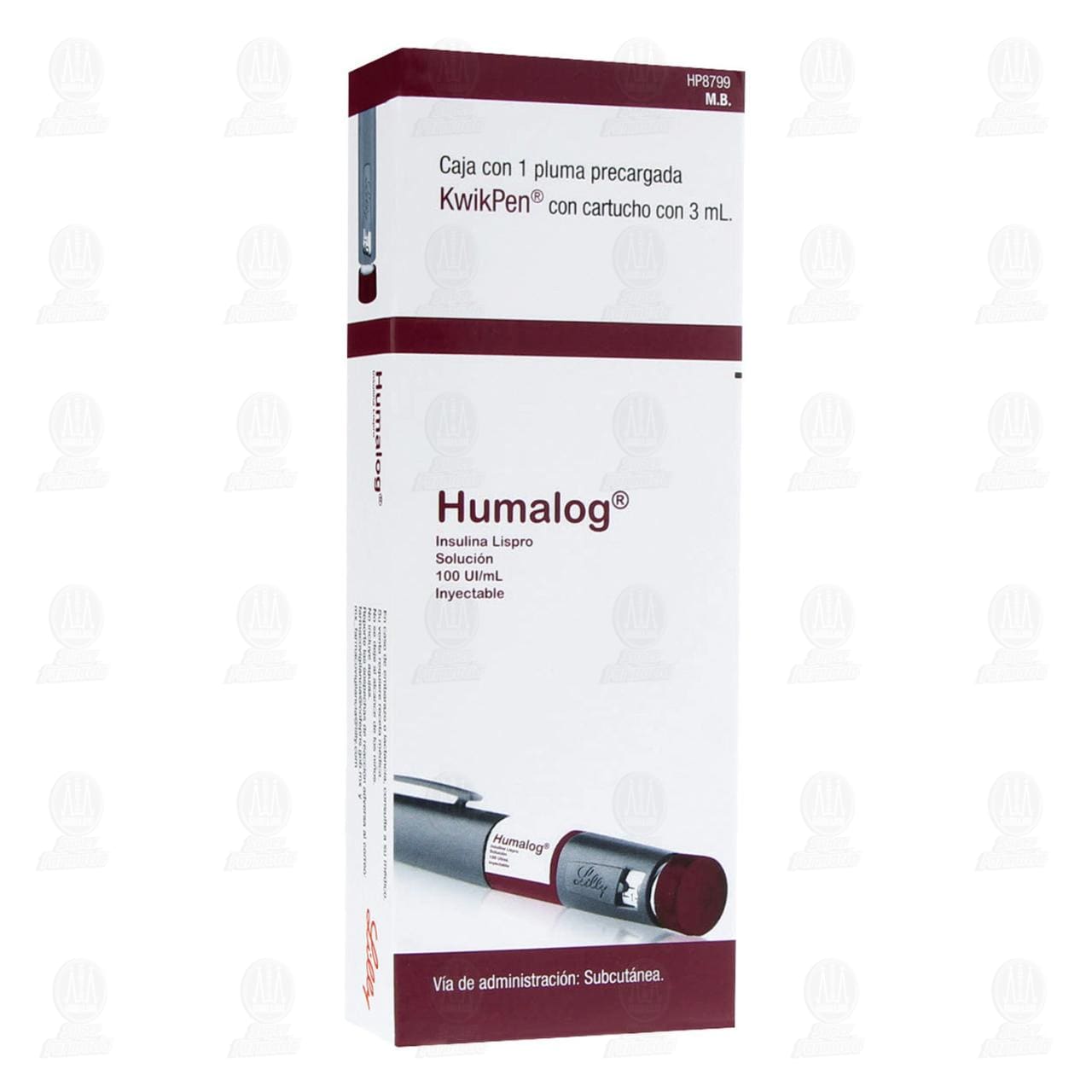 Imagen para Humalog Kwikpen 3ml 100UI, Pluma Precargada