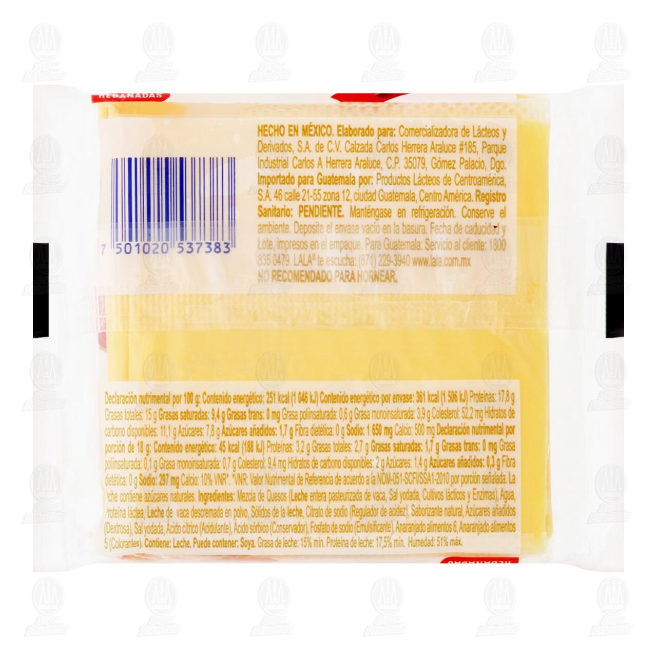 Queso Americano Lala, 144 gr. image number 1