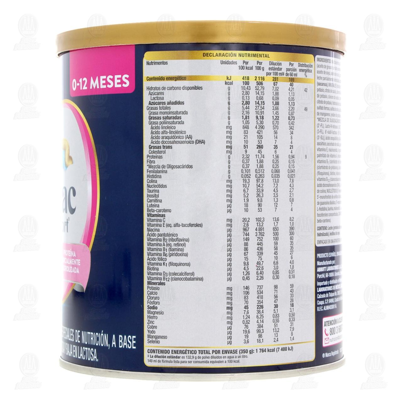 F&oacute;rmula Infantil Similac Total Comfort (0-12 Meses), 350 gr. image number 2