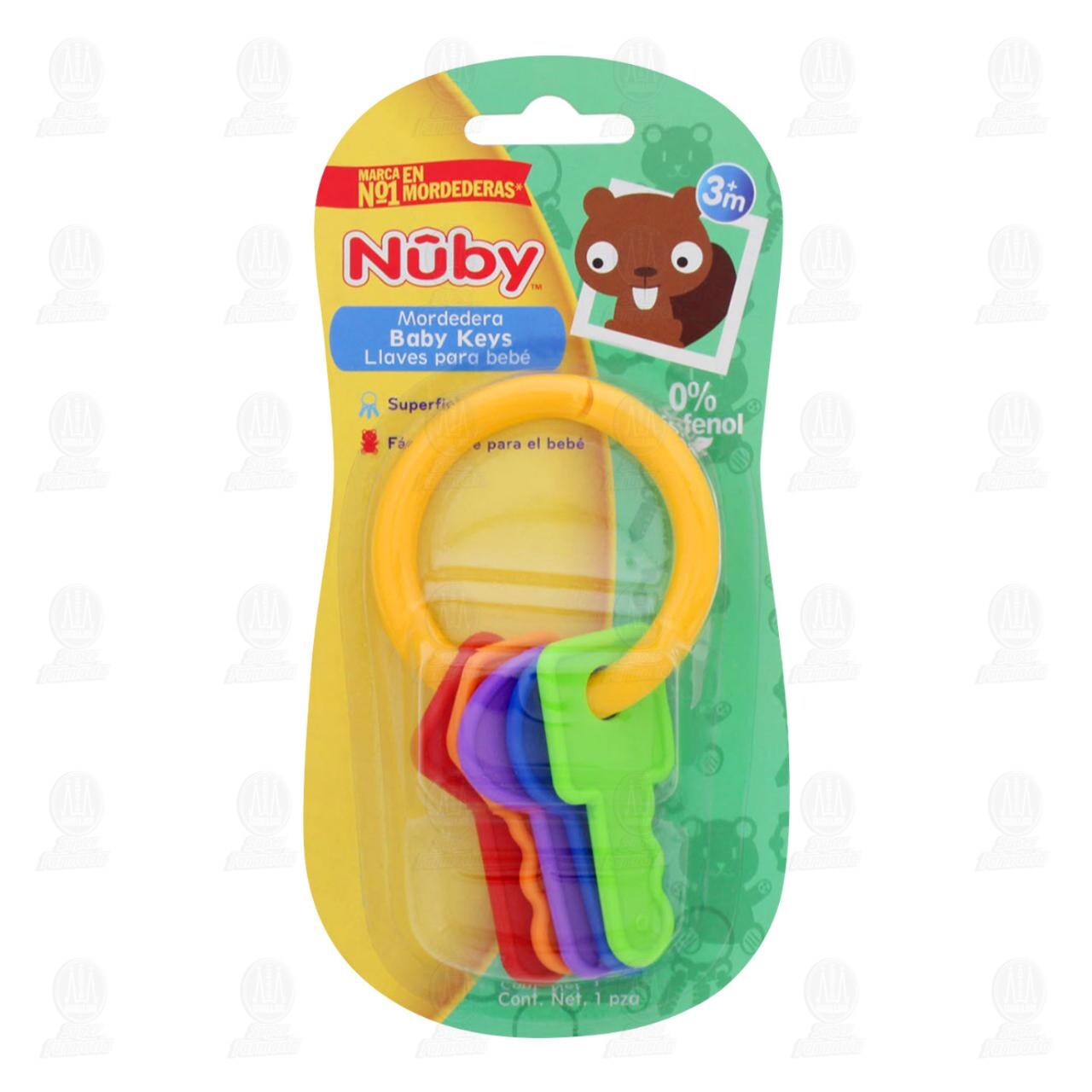 Mordedera Nuby Baby Keys, 1 pz.