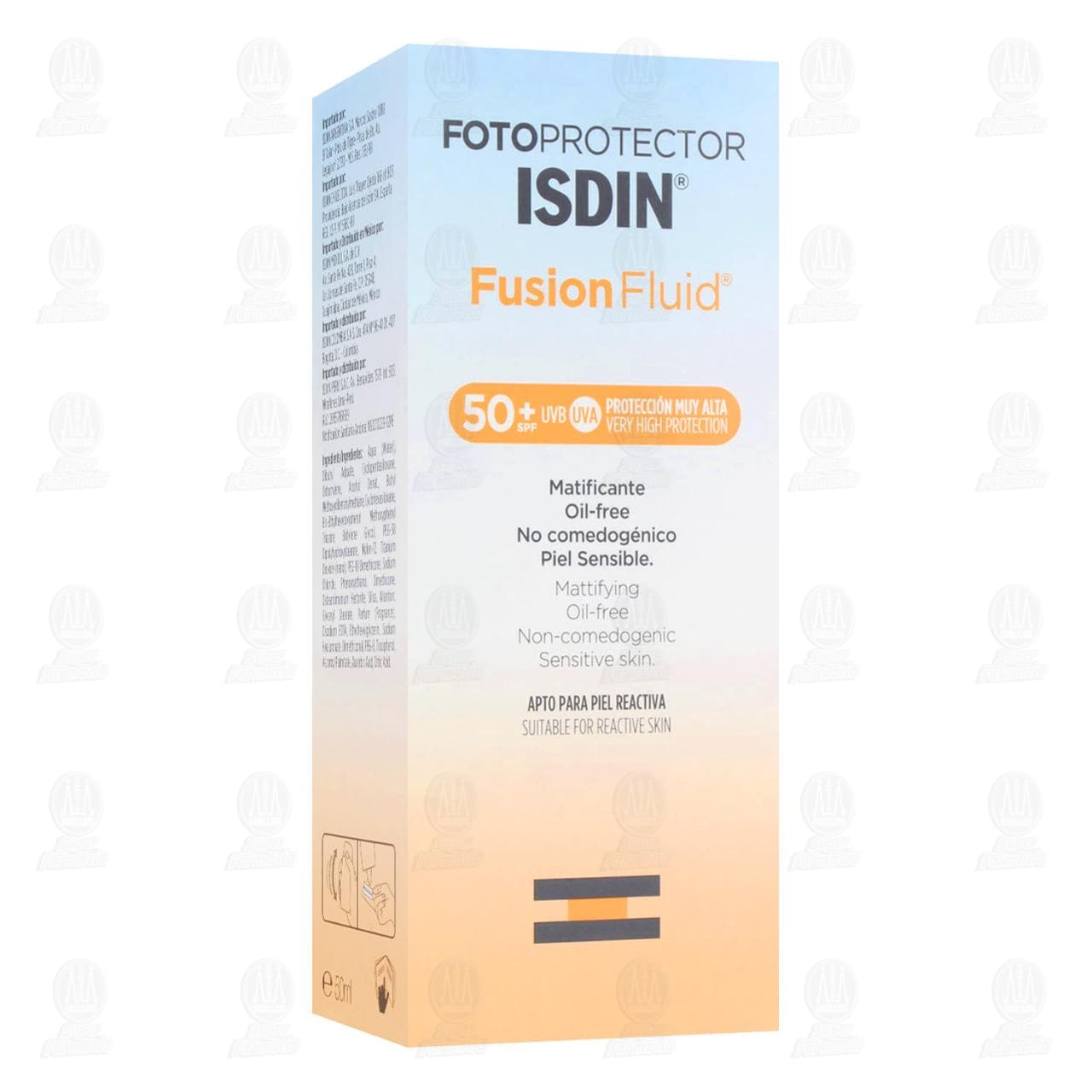 Fotoprotector Isdin Fusion Fluid SPF50+, 50 ml. image number 0