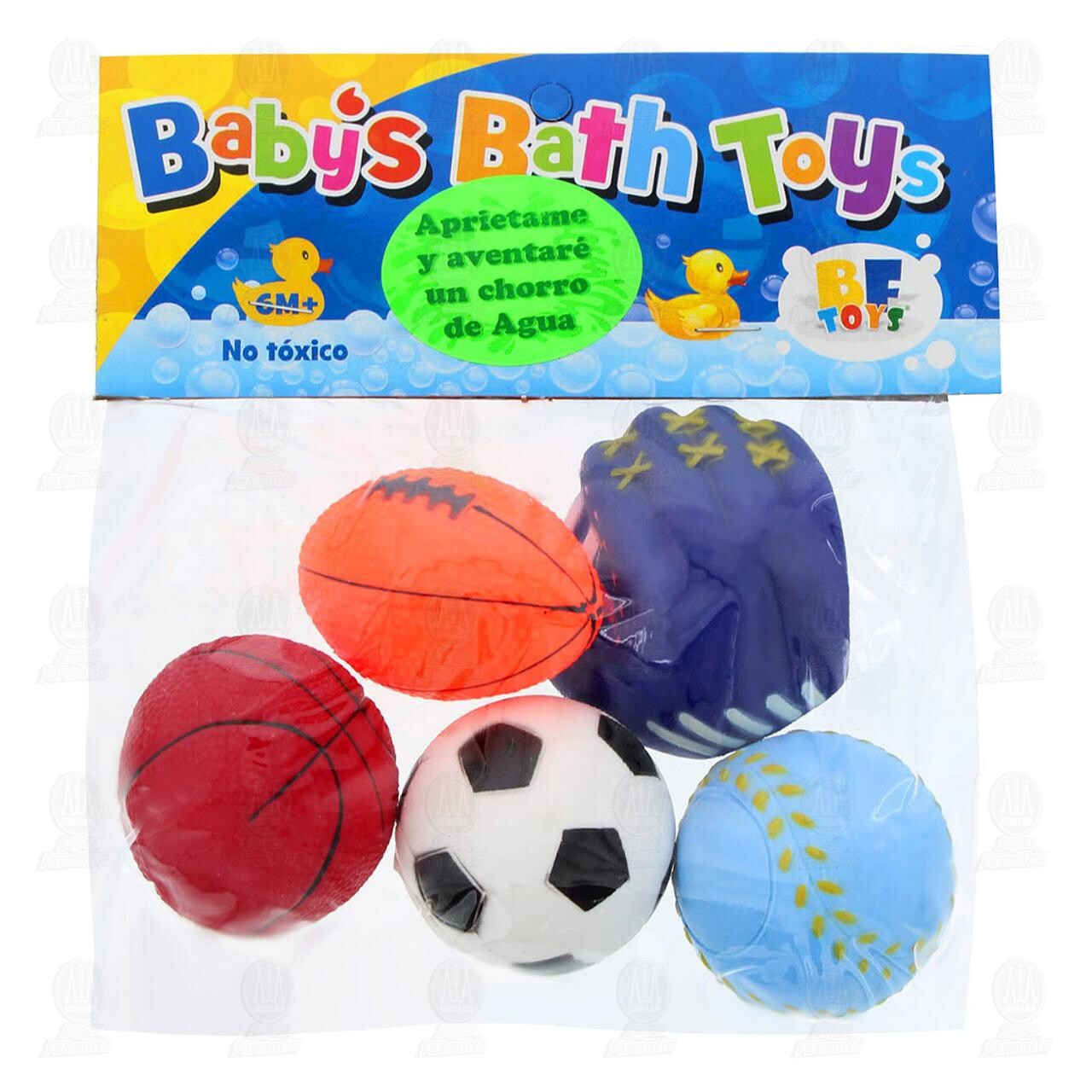 Juguete Baby's Bath Toys para Mayores de 6 Meses, 5 pzas.