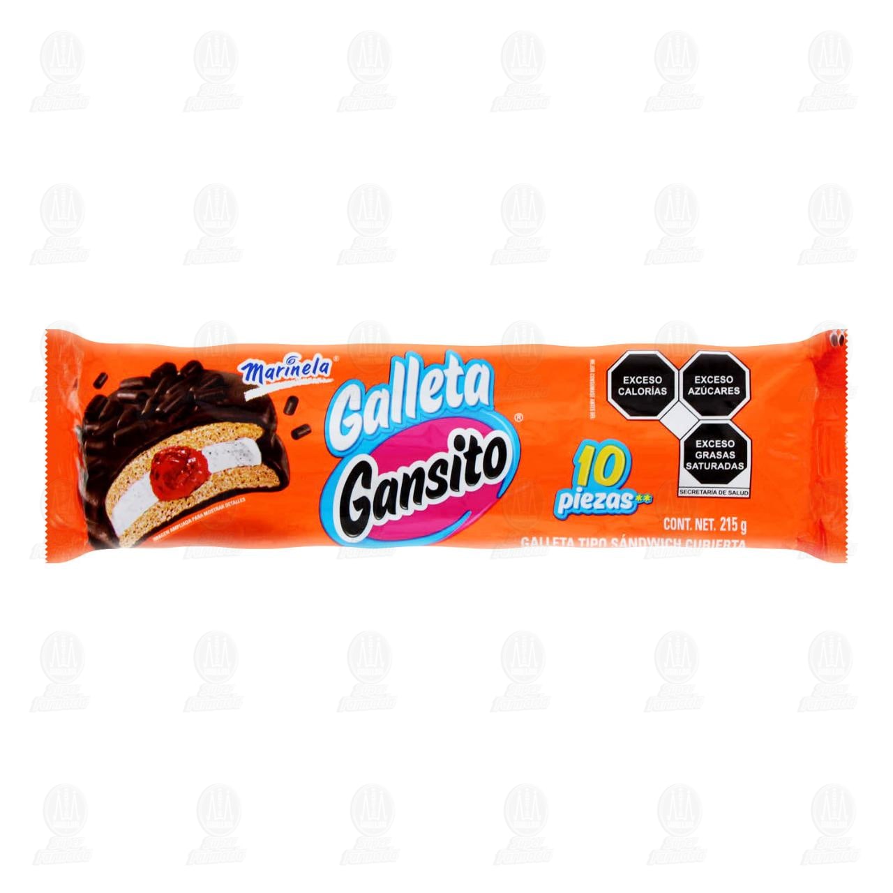 Galletas Gansito Marinela, 215 gr. image number 0