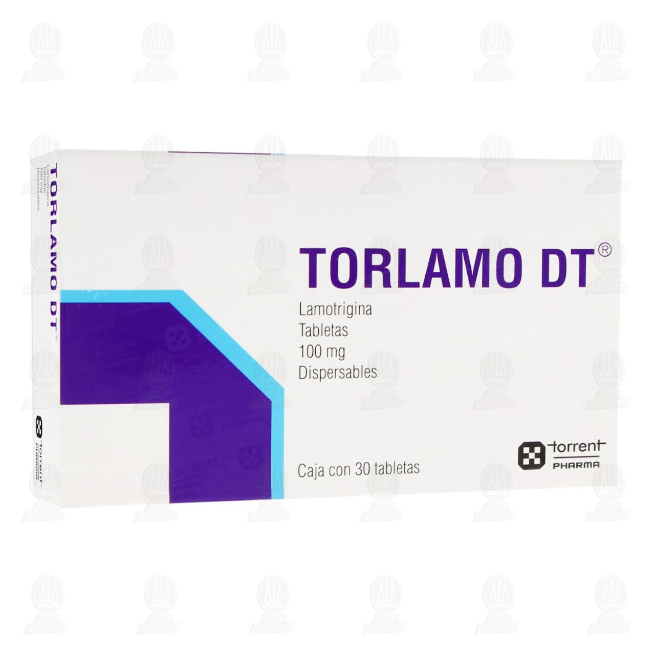 Torlamo DT 100 mg, 30 Tabletas. image number 0