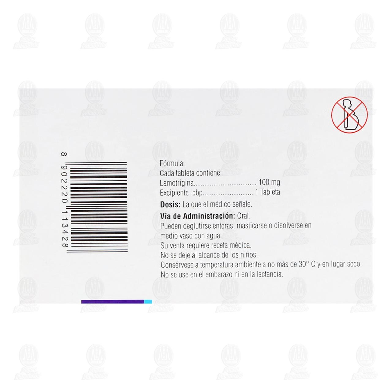 Torlamo DT 100 mg, 30 Tabletas. image number 2