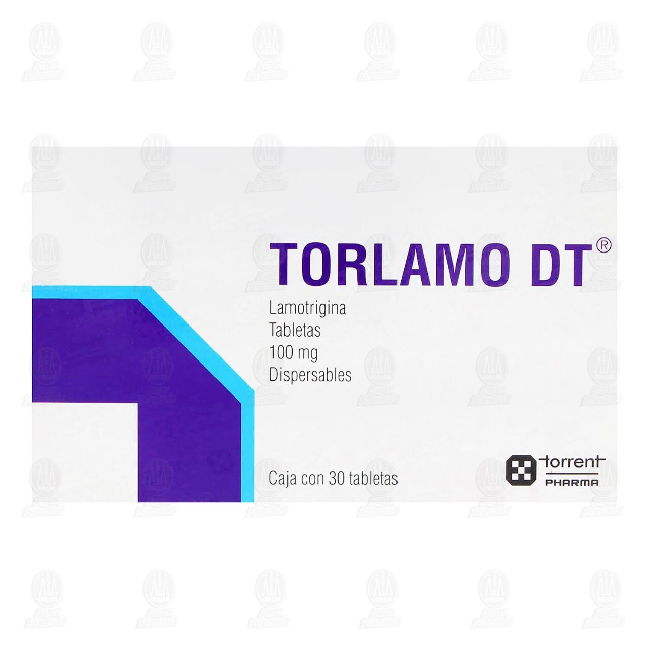 Torlamo DT 100 mg, 30 Tabletas. image number 1