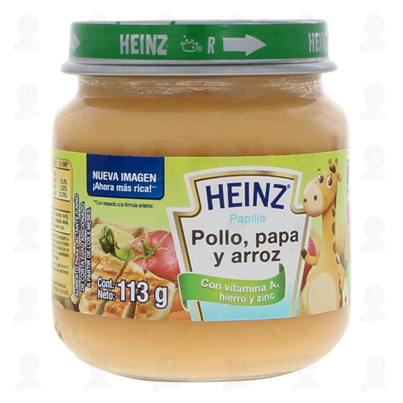 Papilla Heinz De Pollo Papa Y Arroz A Partir De Los 6 Meses 113 Gr Papilla Heinz De Pollo Papa Y Arroz A Partir De Los 6 Meses 113 Gr