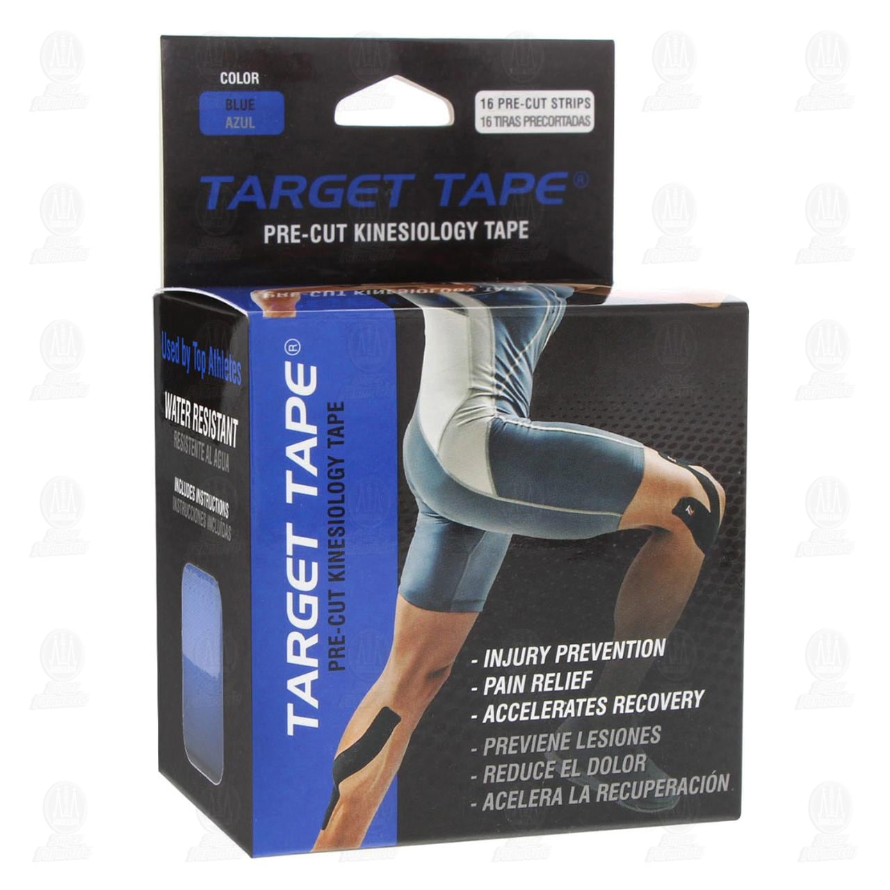 Imagen para Venda Kinesiológica Target Tape Color Azul, 16 pzas.