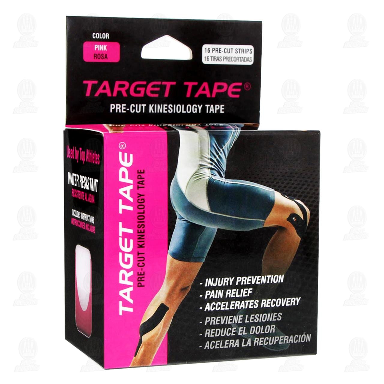 Venda Kinesiol&oacute;gica Target Tape Color Rosa, 16 pzas. image number 0