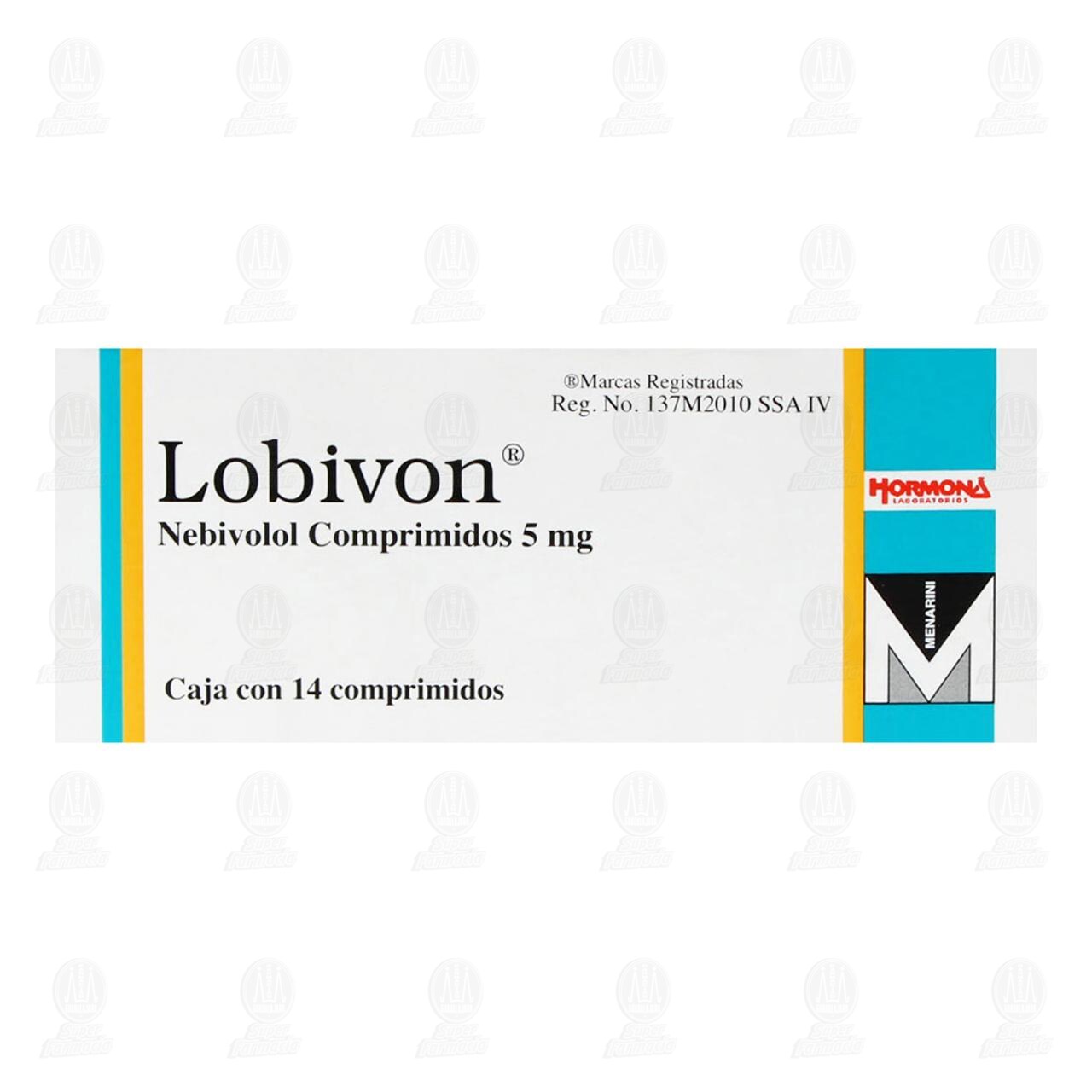 Lobivon 5 mg, 14 Comprimidos. image number 1