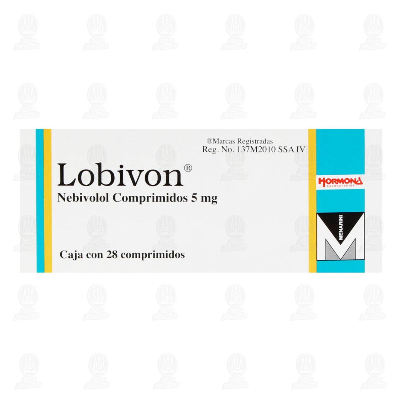 Lobivon 5 mg, 28 Comprimidos. image number 1