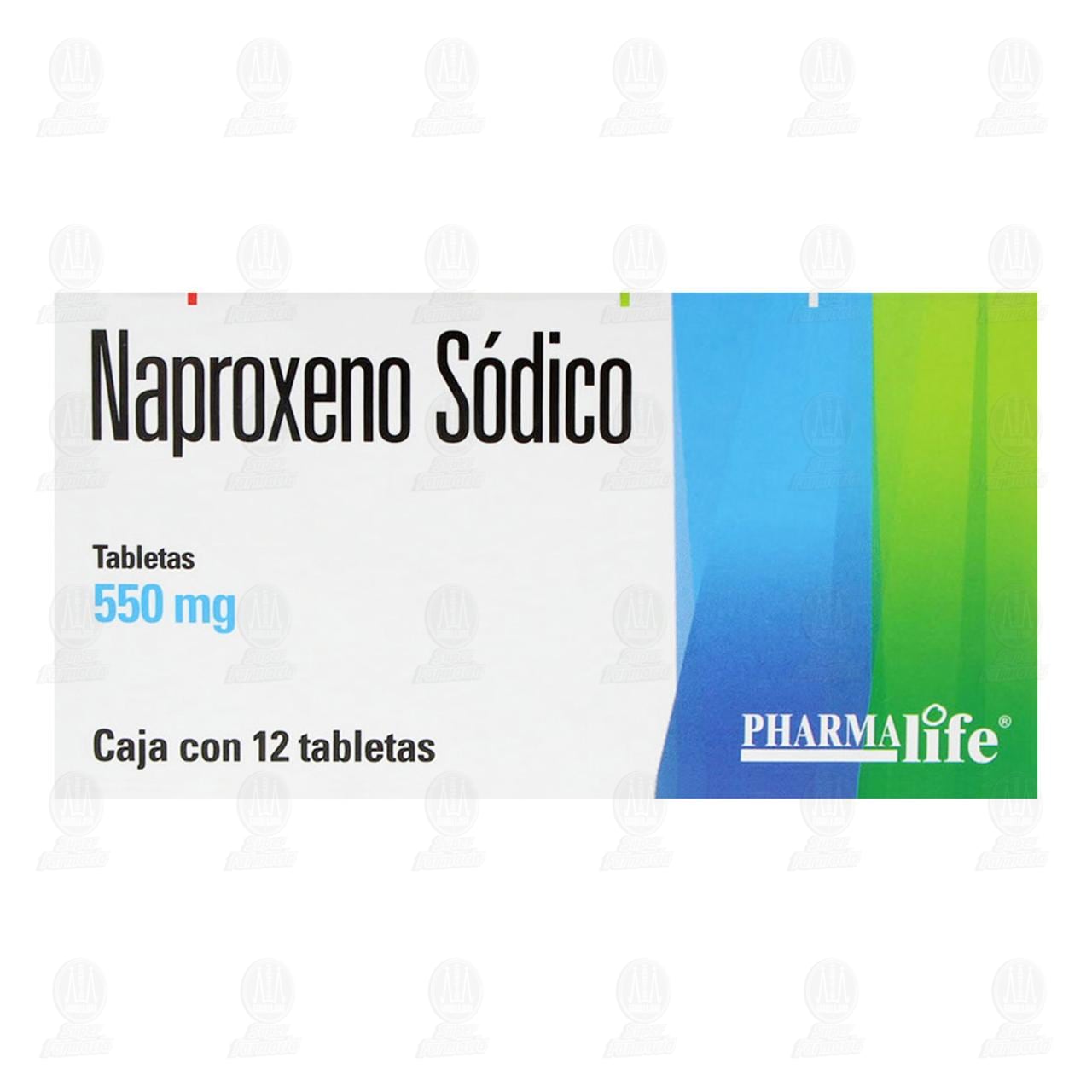 Naproxeno Sódico 550 mg, 12 Tabletas Pharmalife. image number 1