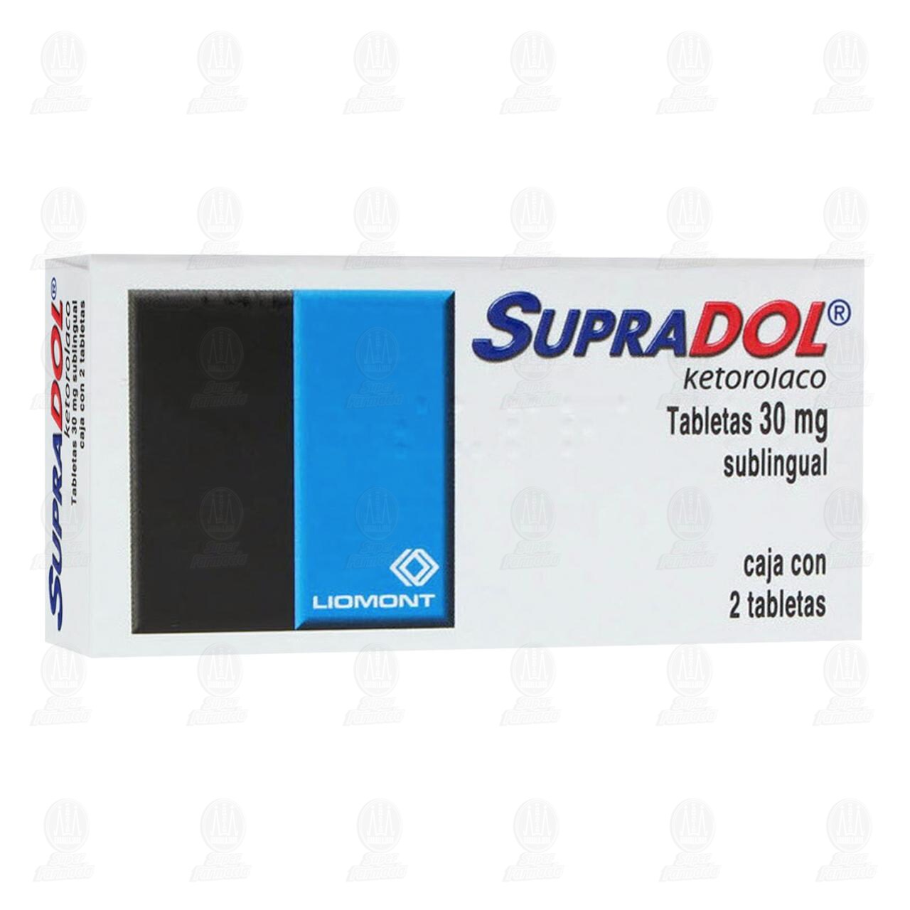 Supradol 30 mg, 2 Tabletas. image number 0