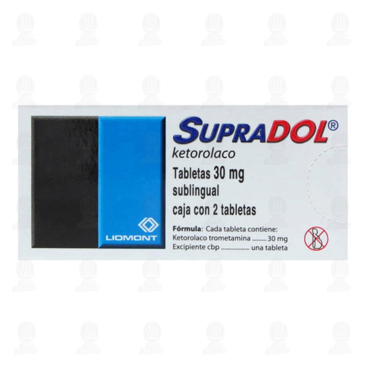 Supradol 30 mg, 2 Tabletas. image number 2