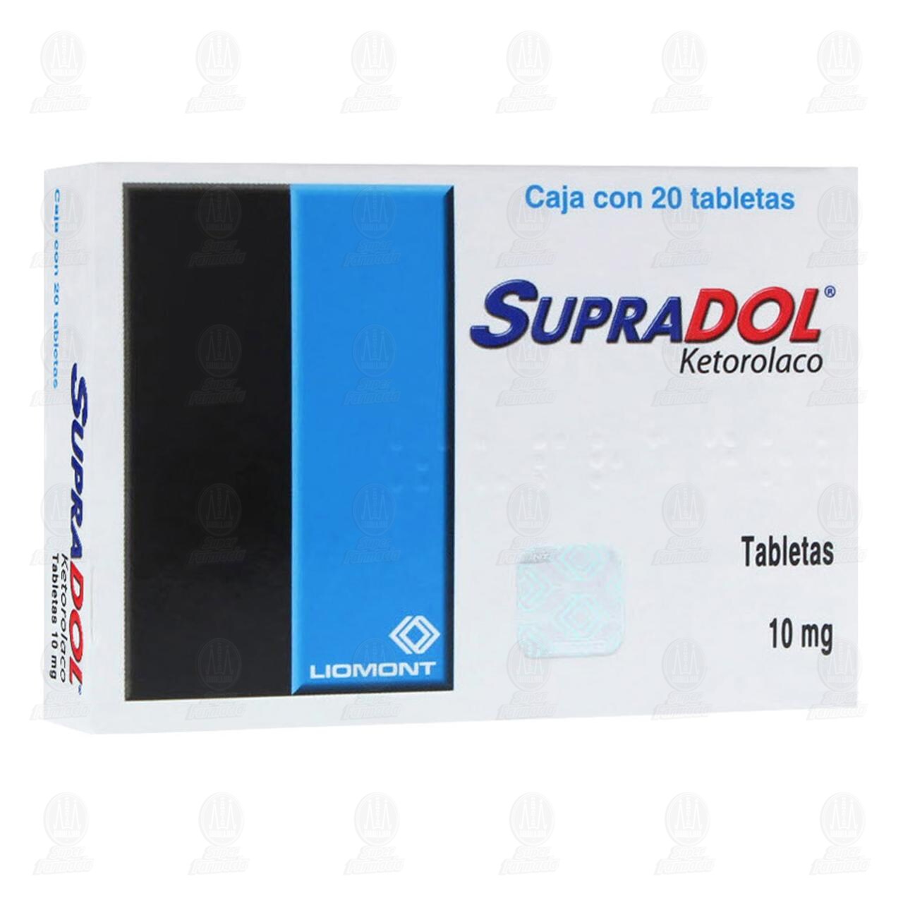 Supradol 10 mg, 20 Tabletas. image number 0