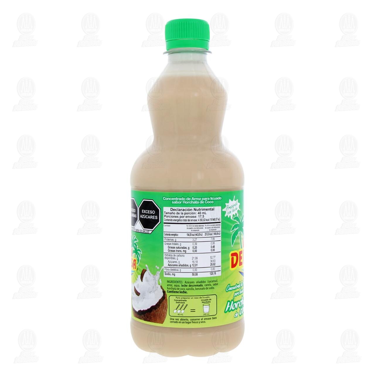 Concentrado Líquido Deliciosa Sabor Horchata de Coco, 700 ml. image number 2
