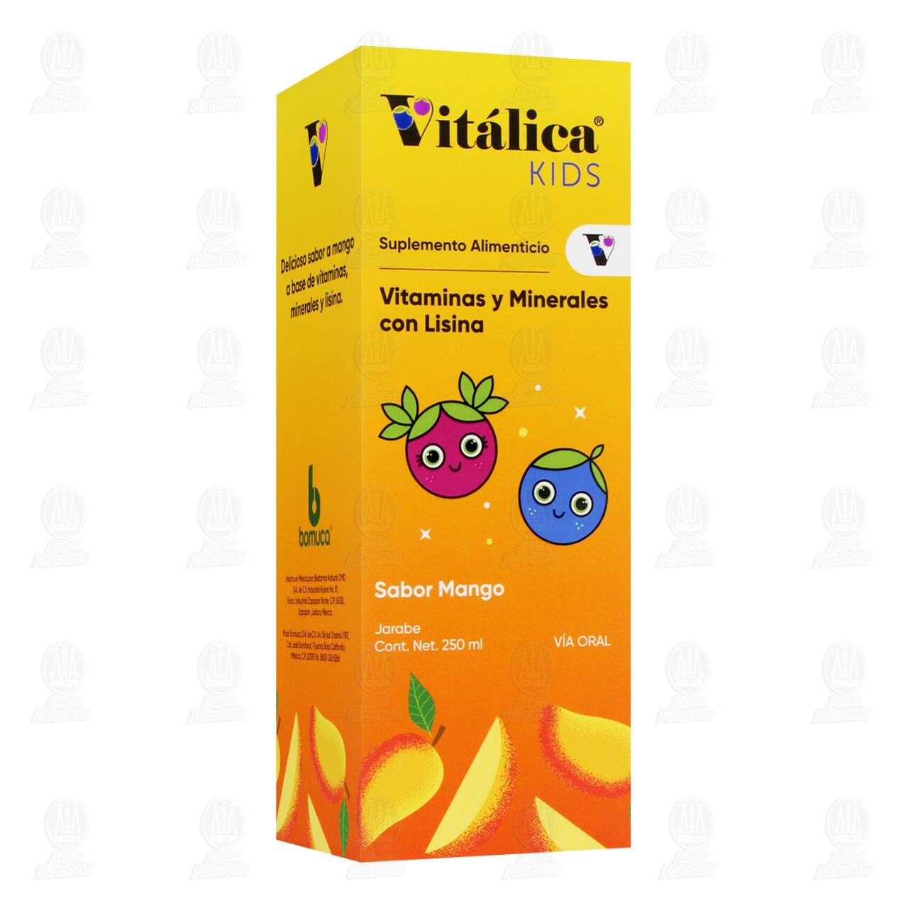 Vit&aacute;lica Kids suplemento Alimenticios Soluci&oacute;n, 250 ml. image number 0