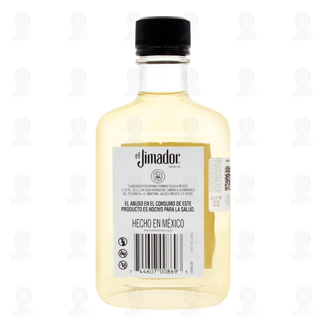 Tequila Reposado El Jimador, 200 ml. image number 2