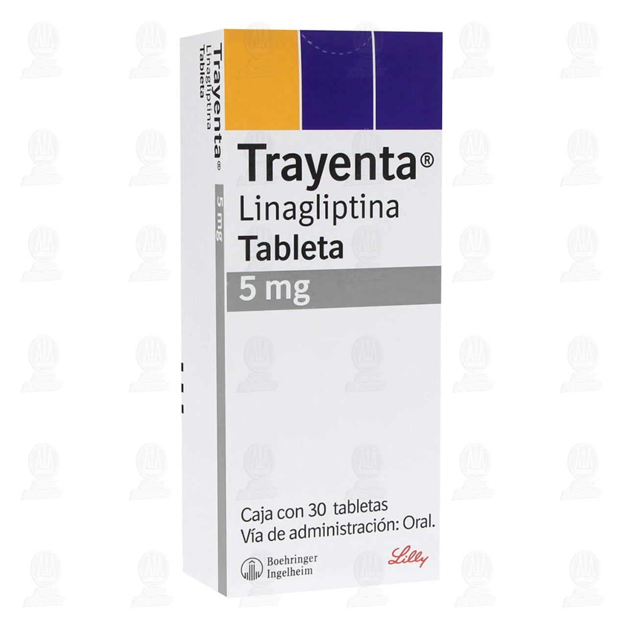 Trayenta 5 mg, 30 Tabletas.