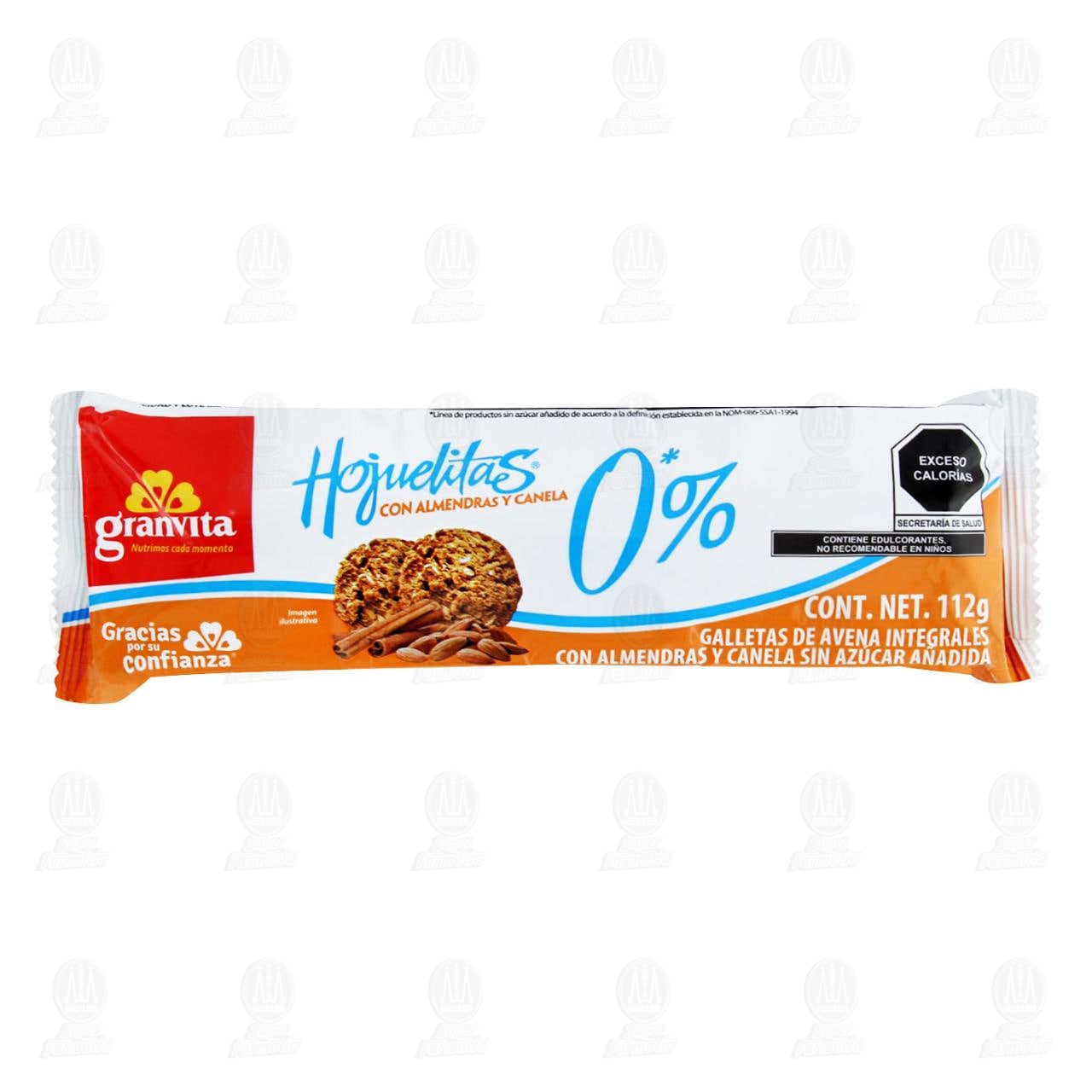 Imagen para Galletas Hojuelitas con Almendras y Canela, 112 gr.