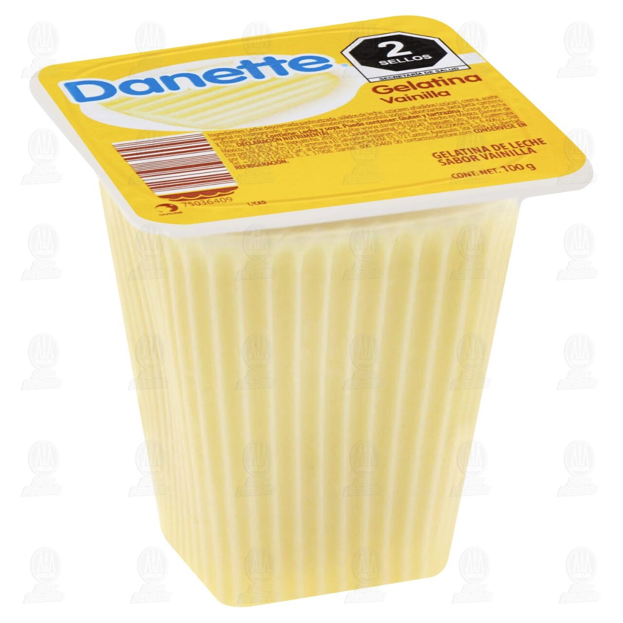 Gelatina Danette Vainilla, 100 gr.