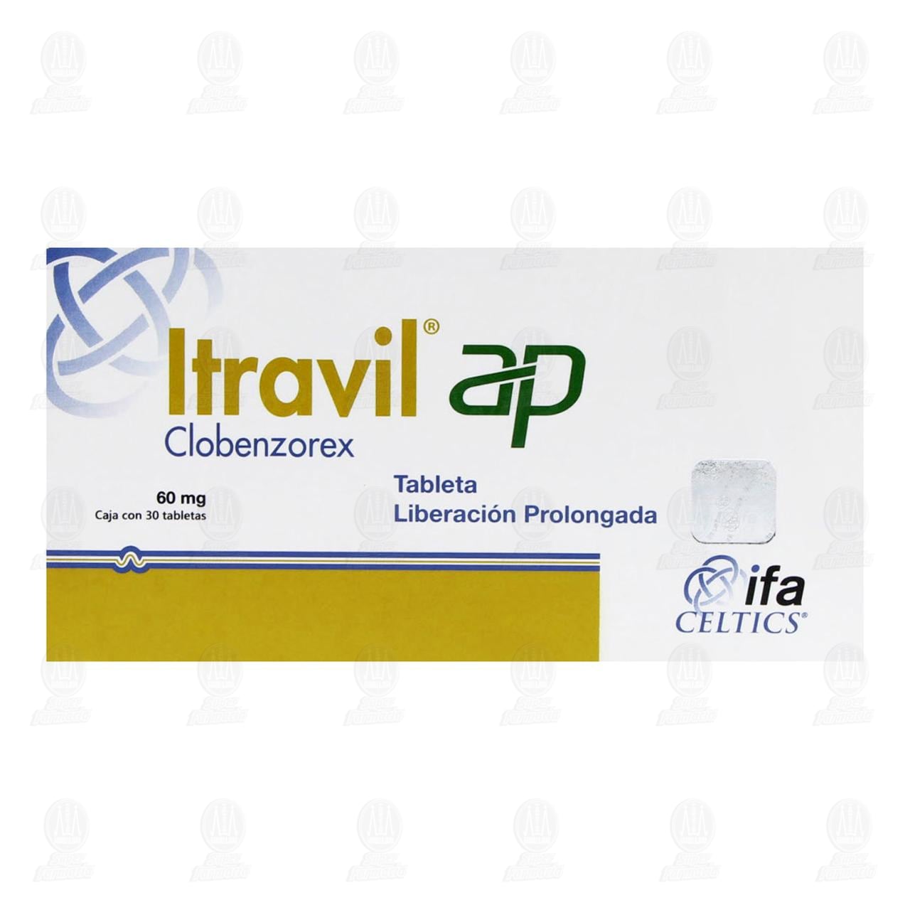 Itravil AP 60 mg, 30 Tabletas. image number 1
